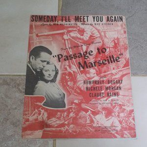 Collectable vintage, Someday, I'll Meet You Again, "Passage to Marseille"